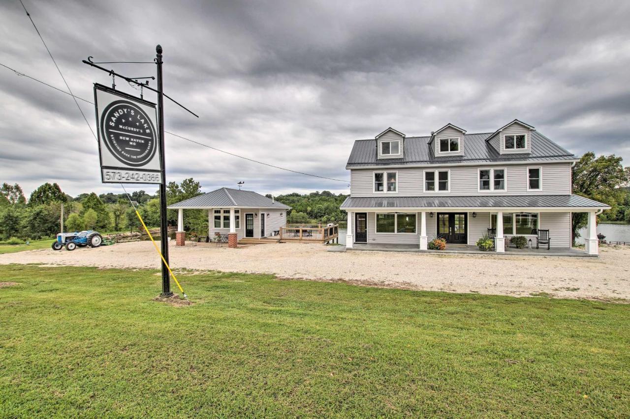 Lakefront Studio Guest Home On Hermann Wine Trail! New Haven Exterior photo